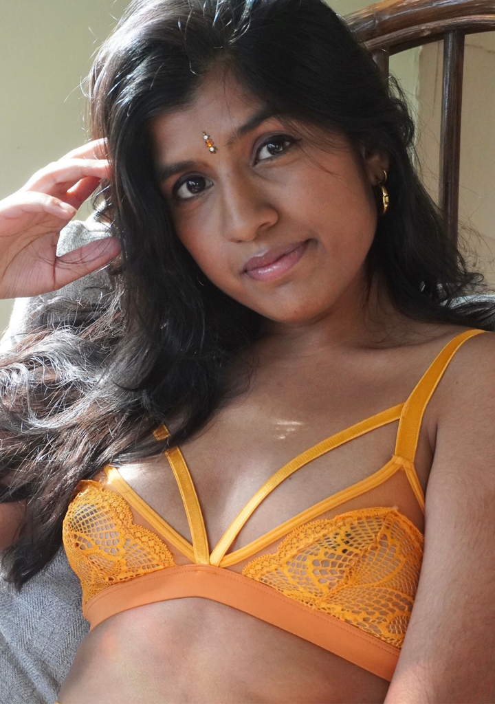 Gina Cutout Bralette Saffron